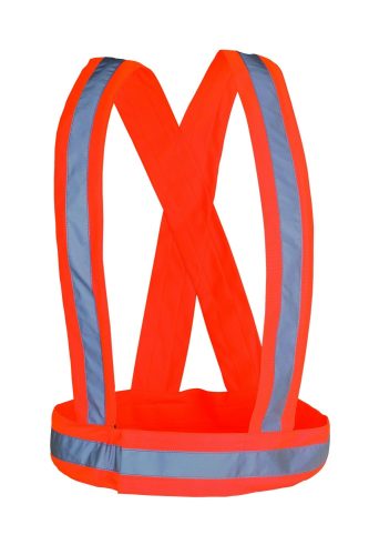 Kapriol láthatósági kantár narancs