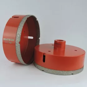 Diatech piros gyémántfúró 115mm M14 sarokcsiszolóhoz