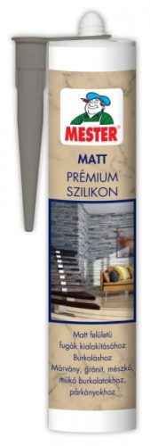 SZILIKON MESTER PRÉMIUM MATT SÖTÉTSZÜRKE 310 ML