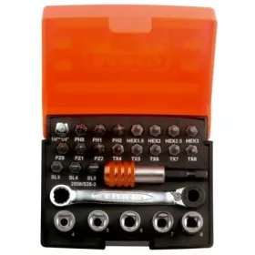 BAHCO Dugókulcs készlet, 1/4', 25 db