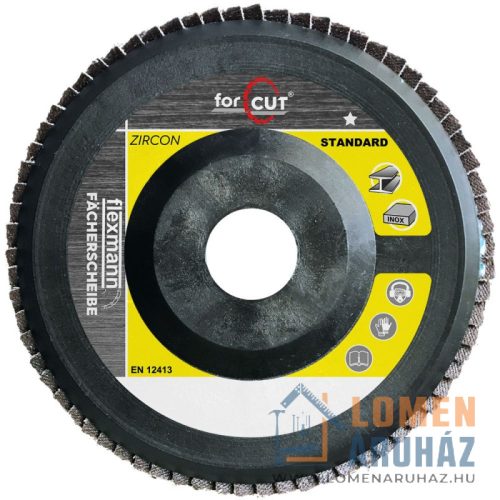 CSISZOLÓTÁRCSA LAMELLÁS ¤ 125 MM Z 40 ForCut INOX