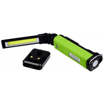   KÉZILÁMPA LED AKKUMULÁTOROS IP44 3 H, 2000 mAh, 600/200lm TRACON