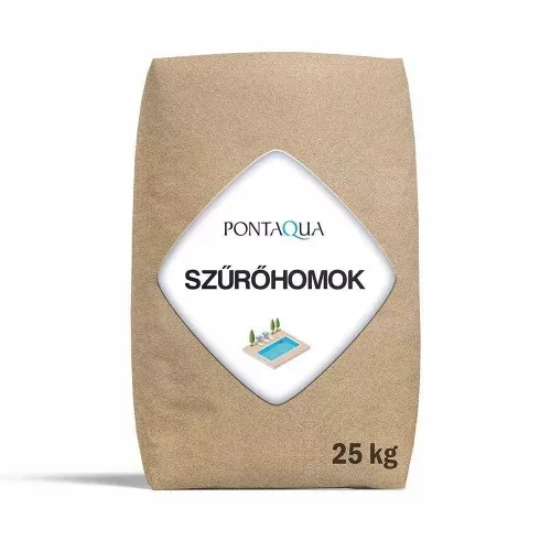 Medence homok szűrőhomok / 0,4-0,8 mm / 25kg
