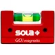 Sola GO! magnetic mágneses kompakt vízmérték 6.8cm (r)