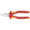 Knipex Erő kombinált fogó krómozott VDE 180 mm
