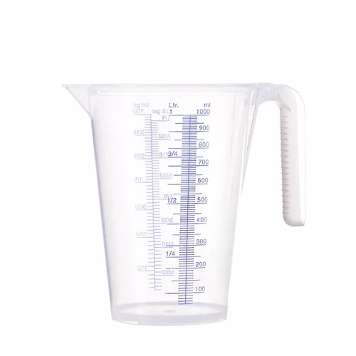 Pressol műanyag mérőedény 1 liter (ml skála)