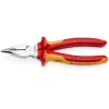 KNIPEX 08 26 185 Hegyes kombinált fogó többkomponensű burkolattal szigetelt, VDE krómozott 185mm
