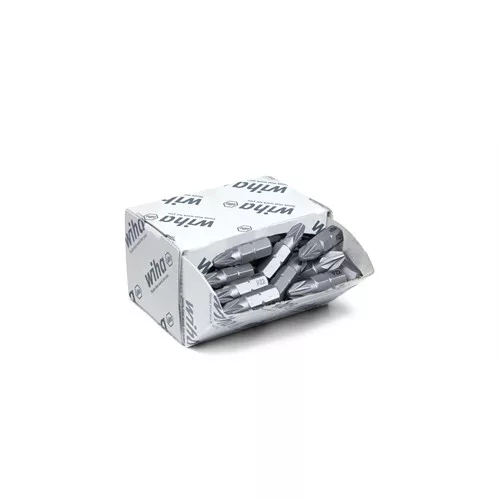 Wiha Standard 25 bitkészlet Pozidriv (PZ2) 1/4" C6,3 nagy kiszerelésű csomagban 50 részes (08057)