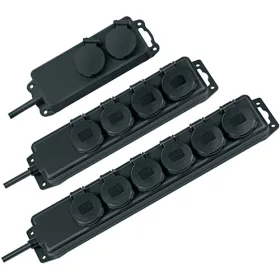   Brennenstuhl elosztó IP44 6 dugaszhelyes fekete 2m H07RN-F 3G1.5