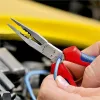 Knipex huzalcsupaszító fogó feketére foszfátozott, mártott nyél 160mm