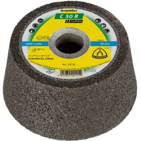 Klingspor fazékkő 110x55x22.23mm C 30 R S Domborított