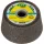 Klingspor fazékkő 110x55x22.23mm C 30 R S Domborított