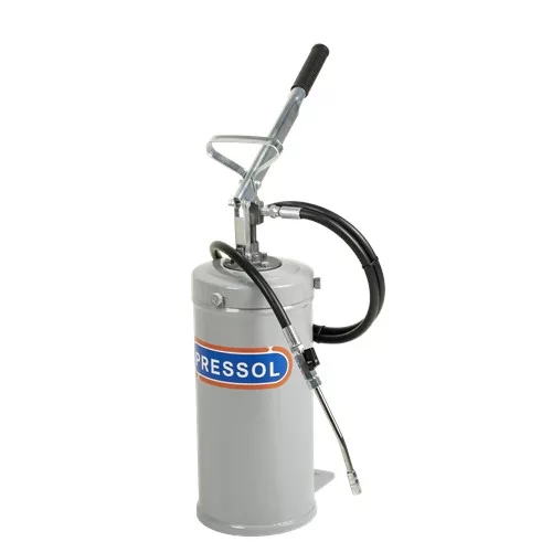 Pressol kézipumpás zsírzó, 12kg-os tartállyal