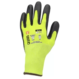 EUROCUT strong l440 sárga/fekete TDM C latex kesztyű 9