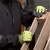 Eurowinter téli sárga kesztyű, szürke latex tenyér  8
