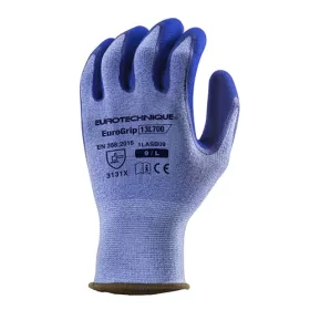   EUROGRIP kesztyű duplarétegű kék latex csúszásbiztos tenyérrel 9