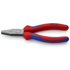   Knipex laposfogó többkomponensű nyél, feketére foszfátozott 160 mm