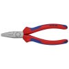Knipex laposfogó többkomponensű nyél, feketére foszfátozott 160 mm