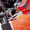 Knipex laposfogó többkomponensű nyél, feketére foszfátozott 160 mm