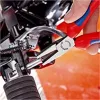 Knipex laposfogó többkomponensű nyél, feketére foszfátozott 160mm