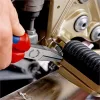 Knipex laposfogó többkomponensű nyél, feketére foszfátozott 160 mm