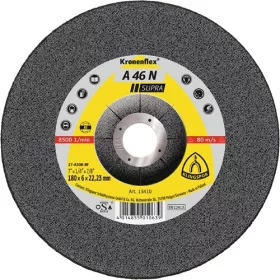   Klingspor csiszolókorong 125x6x22.23mm A 46 N S Domborított