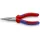 Knipex Félkerek csőrű fogó vágóéllel (Rádiófogó) feketére foszfátozott 160mm