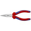 Knipex Félkerek csőrű fogó vágóéllel (Rádiófogó) feketére foszfátozott 160 mm