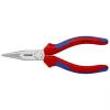 Knipex Félkerek csőrű fogó vágóéllel (Rádiófogó) feketére foszfátozott 160mm