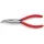 Knipex Félkerek csőrű fogó vágóéllel (Rádiófogó) feketére foszfátozott 160mm