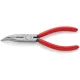 Knipex Félkerek csőrű fogó vágóéllel (Rádiófogó) feketére foszfátozott 160mm