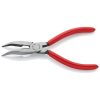 Knipex Félkerek csőrű fogó vágóéllel (Rádiófogó) feketére foszfátozott 160 mm
