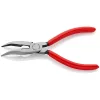 Knipex Félkerek csőrű fogó vágóéllel (Rádiófogó) feketére foszfátozott 160mm