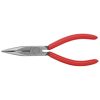 Knipex Félkerek csőrű fogó vágóéllel (Rádiófogó) feketére foszfátozott 160 mm
