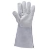 Hegesztőkesztyű szürke színbőr tenyér/hasíték kézhát 10