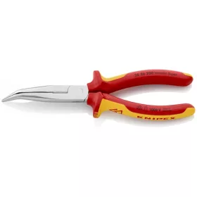 Knipex félgömbfejű fogó hajlított VDE 200mm