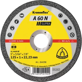 Klingspor vágókorong 115x1x22.23mm A 60 N S Egyenes Alu