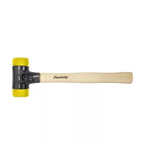 Wiha Cserélhető fejű kalapács közepesen kemény/közepesen kemény Hickory fanyéllel, kerek kalapácsfej 40, 325mm (26641)