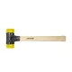 Wiha Cserélhető fejű kalapács közepesen kemény/közepesen kemény Hickory fanyéllel, kerek kalapácsfej 40, 325mm (26641)