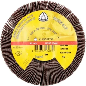   Klingspor Lamellás csiszolókerék LS 309 X, 115 x 20 mm szemcse P60 M 14 menet WSM 617