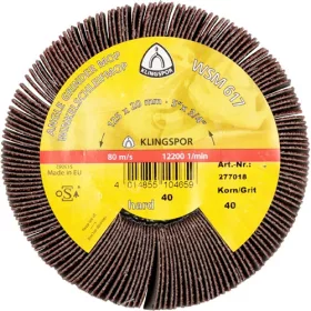   Klingspor Lamellás csiszolókerék LS 309 X, 115 x 20mm szemcse P60M 14 menet WSM 617