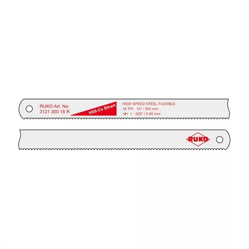 Ruko kézi fémfűrészlap 300x13x0.7mm 24fog/coll HSS bimetál