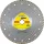 Klingspor gyémánt vágótárcsa 230x2.5x22.23mm P DT 900 UT GRT=Turbó folyamatos