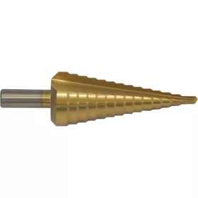   PTG lépcsős egyenes hornyú lemezfúró HSS TiN 9-36 x 3 mm