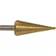 PTG lépcsős egyenes hornyú lemezfúró HSS TiN 9-36 x 3mm
