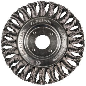   Klingspor Körkefe fonott egysoros 115 x 14 x 22.23 mm 0.5 acél
