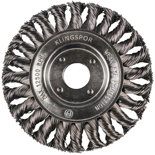Klingspor Körkefe fonott egysoros 115 x 14 x 22.23mm 0.5 acél