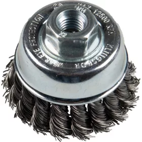   Klingspor Fazékkefe fonott egysoros 65mm M 14 menettel 0.35 acél