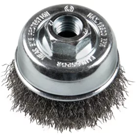 Klingspor Fazékkefe hullámos 65mm M 14 menettel 0.3 acél