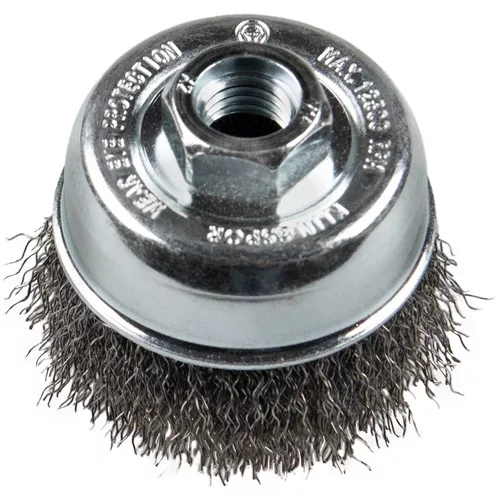 Klingspor Fazékkefe hullámos 65mm M 14 menettel 0.3 acél